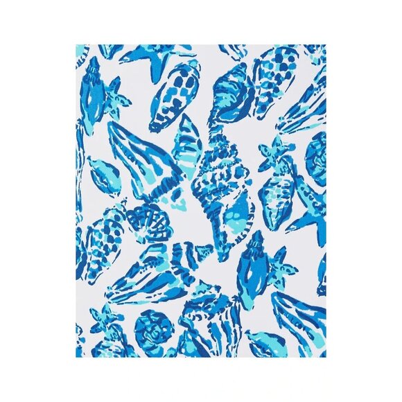 Lilly Pulitzer LIMA ONE PIECE RESORT WHITE BLUE SHELL Swimsuit Swim SIZE 16 - Picture 4 of 4